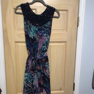 Soma flattering light weight chiffon summer dress- great for travel.